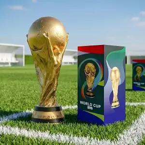 2026년 클리베코 월드컵 트로피 복제품 축구 팬 기념품 및 컬렉션 홈 오피스 데스크톱 장식 위한 선물