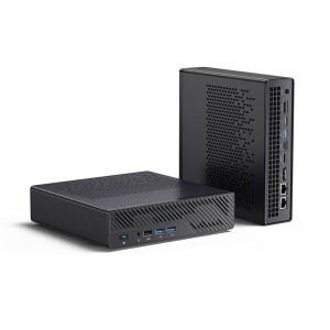CPU /RAM /SSD /OS, HDMI /DP /USB-C 트리플 디스플레이 미니 PC, 2x2.5G LAN 포트, 4배 PCIe SSD 슬롯, AMD AM5 소켓 CPU /이산 그래픽 카드 지원 미니 포럼 MS-A1 워크스테이션 베어본 버전