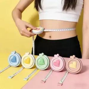1pc 미니 소형 줄자 신체 측정용 재봉 재단 수제 휴대용 자 생일 선물