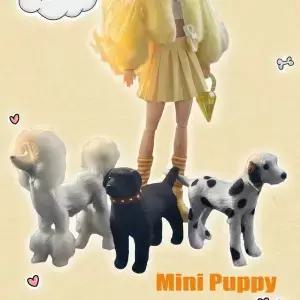 미니 모조 시리즈 달마시안 강아지 푸들 래브라도 인형 애완동물 소형 액세서리