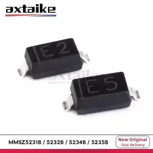 SOD 123 SMD 제너 다이오드 100PCs 5V1 5V6 6V2 6V8 MM5231B E1 5.1V E2 5.6V E4 6.2V E5 6.8V T1G 350mW