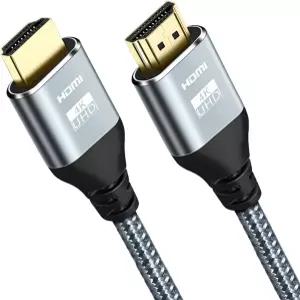 HDMI 케이블 4K 1피트 60Hz 고속 18Gbps 2.0 HDR HDCP 2.2/1.4 3D 2160P 1080P 28AWG 코드 UHD 삼성 TV