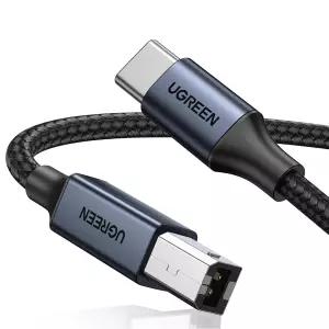 UGREEN USB-B to 케이블 3FT 프린터 및 MIDI용 나일론 땋기 2.0 480Mbps 플러그 앤 플레이 키보드 DAC 호환