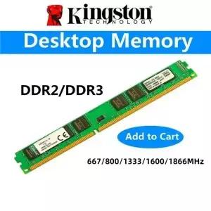 킹스톤 PC 메모리 RAM DDR2 2GB 800Mhz 133HZ 데스크탑 모델