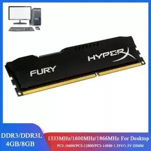 4GB 메모리 RAM DDR3 1866MHz 133Hz 게임용 데스크탑 PC3 12800 10600 240Pin M