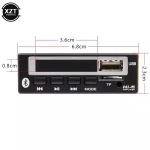 새로운 자동차 오디오 USB TF FM 라디오 MP3 모듈 무선 블루투스 5.0 12V WMA 디코더 보드 플레이어 대 한