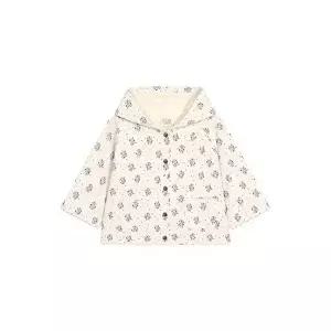 [루이스 미샤]키즈 펠벳 FELVET 후드 레인코트 크림 플라워 26S_R0142 FELVET CREAM