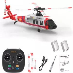 K200 블랙호크 RC 헬리콥터 고도 유지 광학 흐름 및 역방향 비행이 가능한 2.4G 6CH 6축 자이로 브러시리스