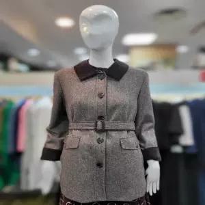 SI 코듀로이 카라 버툰 자켓