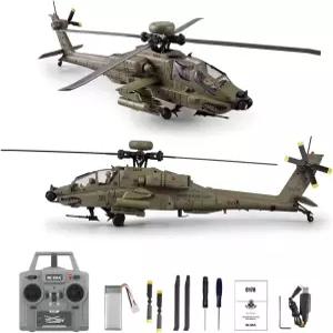 1/48 RC ERA C170 AH-64D 아파치 헬리콥터 2.4G 6CH 플라이바리스 군용 광학 흐름 위치 지정 TOF 고도 보류