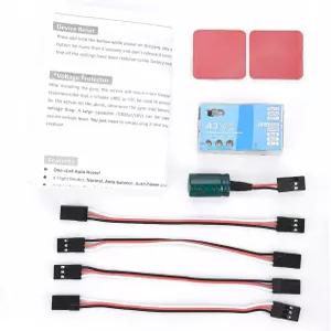 GBSCLOVER 비행 제어기 안정기 F50A 3축 자이로 A3 V2 비행기 RC 고정익 다기능 시스템 금속