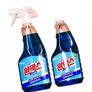 IKWE374CB 윈덱스 유리세척제 본품 앤 리필 청소 기름때 렌지 간편
