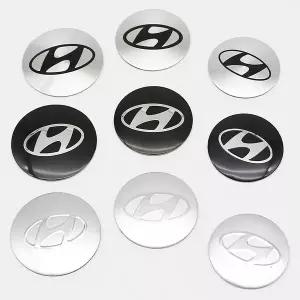 자동차휠캡 현대 로고 56mm 60mm 65mm 자동차 휠 허브 센터 캡 스티커 알루미늄 데칼 투싼 엑센트 엘란트라