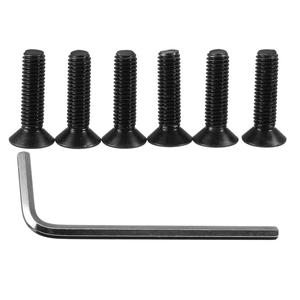 패들쉬프트연장킷 핸들튜닝용품 6pcs 자동차 스티어링 휠 볼트 나사 키트 티타늄 블랙 블루 개인용 NRG Wor