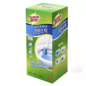 3M 변기청소 크린스틱 핸들 리필 11입 변기브러쉬 변