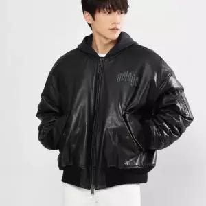 발렌시아가 레더 봄버 자켓 794420 TOS17 1000)
