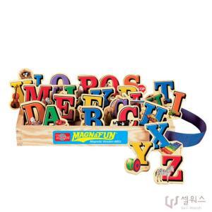 원목자석 알파벳 세트 어린이 영문 영어공부 교구