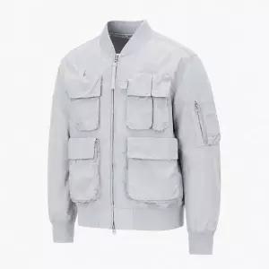 CP컴퍼니 Chrome-R Multipocket Bomber Jacket 18CMOW010A 005904G 800) 크롬-R 멀티 포켓 봄버 자켓)