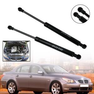 BMW 5 시리즈 E60 E61 2003-10용 전면 보닛 후드 가스 스트럿 지원 홀더 2개