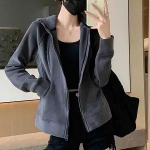 여자 캐주얼 패션 슬림 라인 플리스 후드 집업 자켓 가디건 여성 후리스집업 간절기
