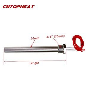 12v/24v/36v/48v 카트리지 히터 엘리먼트 3/4인치 스테인리스 스틸 304 침지형 히팅 로드