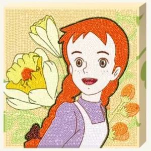 [아트박스]/하비스스퀘어 DIY 보석십자수 빨강머리앤 행복한미소 25x25 BS25-502