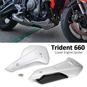 Trident 660 Belly Pan Protector For TRIDENT -2024 바이크 오토바이 하부 엔진 섀시 가드 스키드 플레이