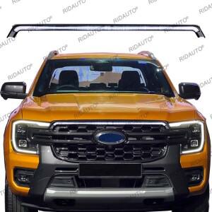 LED DRL 스트립 추가형 상단 바 주행등 프론트 나이트라이더 그릴 액세서리 레인저 T9 2023-2025 플래티넘