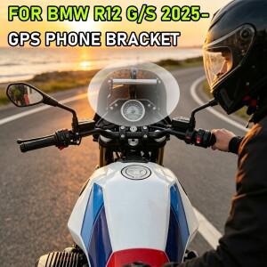 2025- R12 G/S 바이크 오토바이 액세서리 GPS 휴대폰 거치대 BMW 호환 R12G/S 안정기 조절식 내비게이션 브