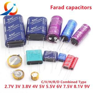 2PCS 2.7V 3V 4.0V 5.5V 0.022F 패러드 커패시터 C/V/H/R 타입
