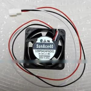 1PCS  SANYO 109P0424F6D01 DC24V 0.06A 3선 냉각 팬