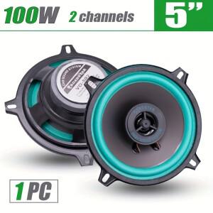 1PC 5 인치 자동차 스피커 동축 서브 우퍼 범용 오디오 HiFi 음악 전체 범위 주파수 스테레오