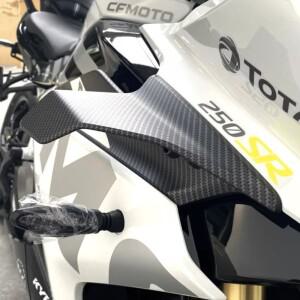 CFMOTO CF250SR 300SR 바이크 오토바이 부품, 사이드 다운포스 베어 스포일러 고정 윙 페어링 액세서리에