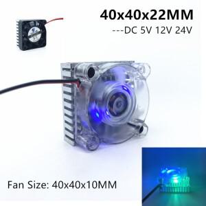 DC 5V 12V 24V 0.1A 4010 4CM 40mm 40x40x10mm BGA LED 팬 그래픽 카드 팬(방열판 쿨러 냉각 2핀 포함)
