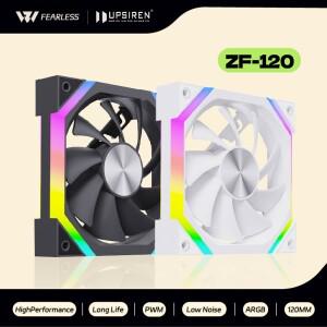 UPSIREN ZF-120 PC 팬 ARGB 120mm 4핀 PWM 저소음 쿨링 컴퓨터 케이스 12V 대용량 게이밍 액세서리