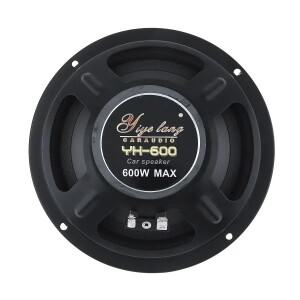 6인치 자동차 스피커 600W 서브 우퍼 오디오 전체 범위 주파수 차량용 경적