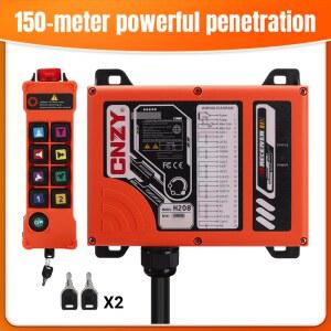 더블 스피드 H208 8키 산업용 무선 크레인 리모컨 리모컨 스위치 크레인 리프트 컨트롤 12v 24v 110v