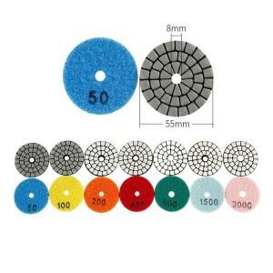 1PC 폴리셔 패드 글로스 2인치 50mm 건식 연마 타입 대리석 화강암 샌딩 디스크 버핑