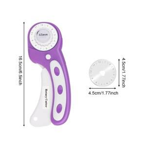 5pcs 교체 Bladesor DIY 퀼트 바느질 직물 절단 도구 세트와 45mm 로터리 커터