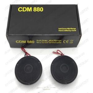 CDM880 차량용 알토 스피커 (1쌍) | 소프트 돔 티타늄 에너지 혼, 스테레오 개선 헤드