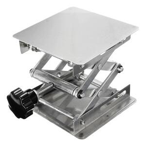 CNC 레이저 타각기 데스크탑용 미니 스테인레스 스틸 리프팅 플랫폼 초점 조절 가능, 높이 45-145mm 조정