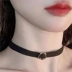 데이트 여성 링목걸이 여성초 패션 초커 벨벳