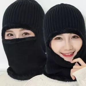 [하프클럽/알티피아]방한 비니 모자 안감 퍼 전체 덮개형 얼굴 목 보호 귀덮개 겨울 등산 낚시 스키 모자