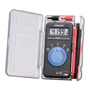 Hioki 3244-60 카드 하이테스터 및 디지털 멀티미터, 41.99 메가옴 저항, 500V AC/DC 전압