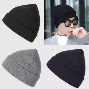 남자 여자 아크릴 무지 니트비니 (9102304)