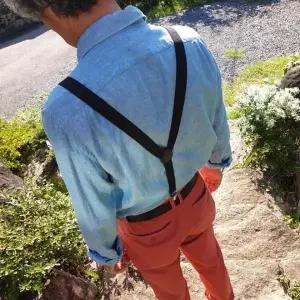 [에이치플러스몰]남성 서스펜더 멜빵 정장 웨딩 소품 촬영용 성인 남자 셀프웨딩