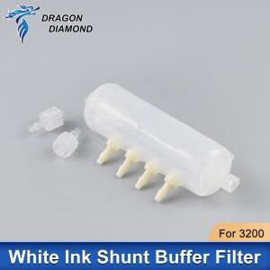 엡손 XP600 4720 I3200 프린트헤드용 흰색 잉크 션트 버퍼 필터, DTF DTG 프린터용 순환 스플리터 전환기
