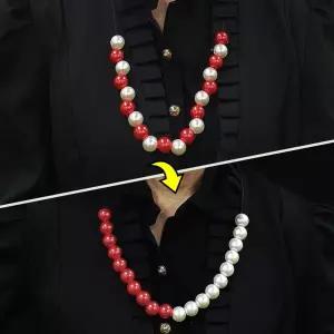 제이엘 진주목걸이 마술 진주 목걸이 마술 구슬 이동 하얀색 빨간색 Pearl necklace magic