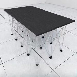 조정 가능한 73-82cm 접이식 거미 다리 스테인레스 스틸 휴대용 작업 책상 랙 Sawhorse 지원 빠른 텔레스