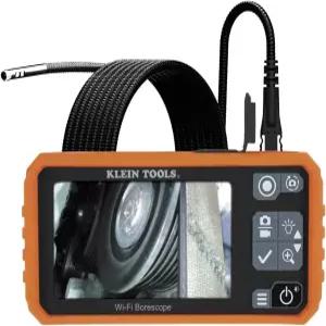 듀얼 렌즈 5.5mm 9.8피트 장갑 방수 구스넥 스네이크 LED 4.3인치 LCD 내시경 검사가 포함된 클라인 툴스